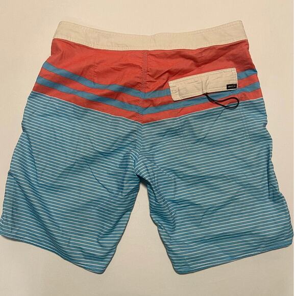 RVCA Men’s swim trunks/board shorts 9” inseam size 32 - Picture 4 of 7